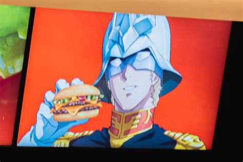 GUNDAM IT! GUNDAM Burgers in GUNDAM Japan! .